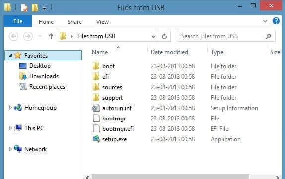 Select all file and Paste the pendrive